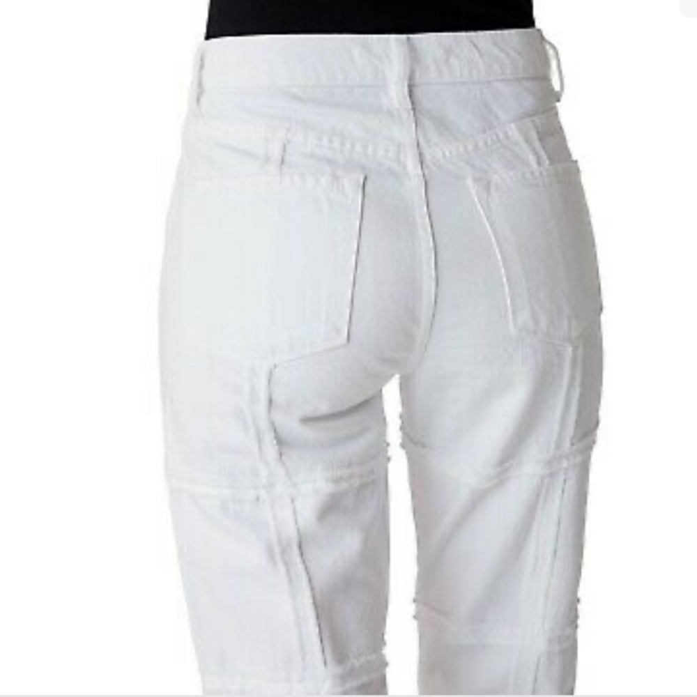 J BRAND Women’s White Off-The-Grid Jules High-Waist Ankle Straight-Leg Jeans NWT - Picture 5 of 6